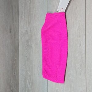 NWT Good American Women Hawiian Pink Bra bikini swim sz 1/2 S/M